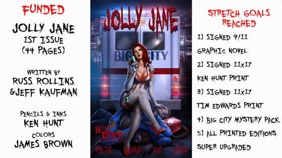 Jolly Jane #1 Comic Book by Russ Rollins and Jeff Kaufman.