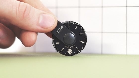 Rollbe Click — Super Compact Stainless Steel Measuring Tool
