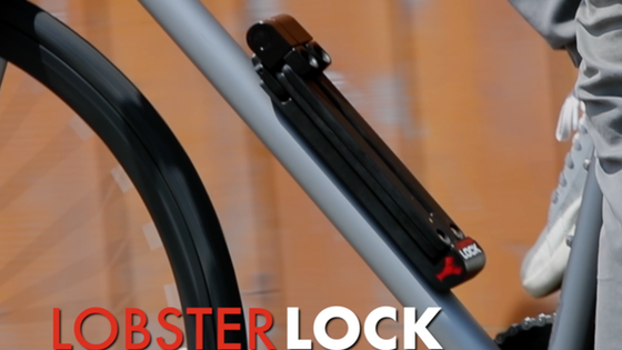 Lobster Lock: The First Attached Folding Bike Lock