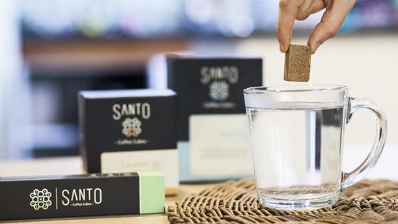 Santo Coffee Cubes: World's Fastest Cup of Coffee in 30 secs