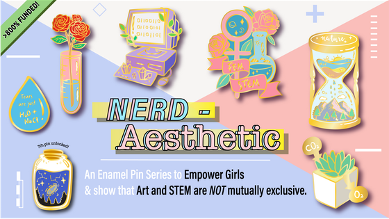 Nerd Aesthetic: Enamel Pins to Empower Girls In STEM