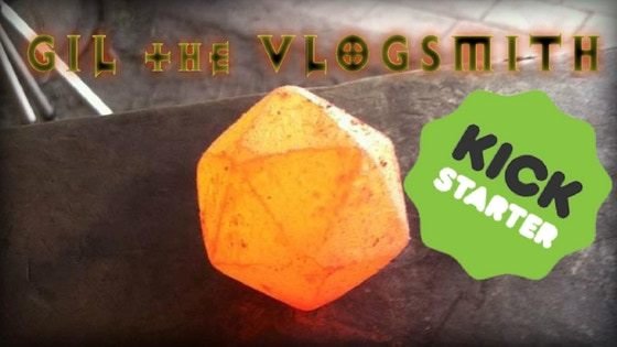 The Vlogsmith - Hand Forged Dice!