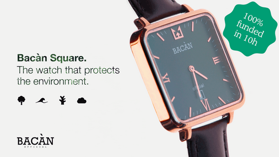 Bacàn, the first watch that saves the planet
