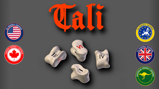 Tali - Roman Knucklebones, Metal Coins, and 2 Games in One