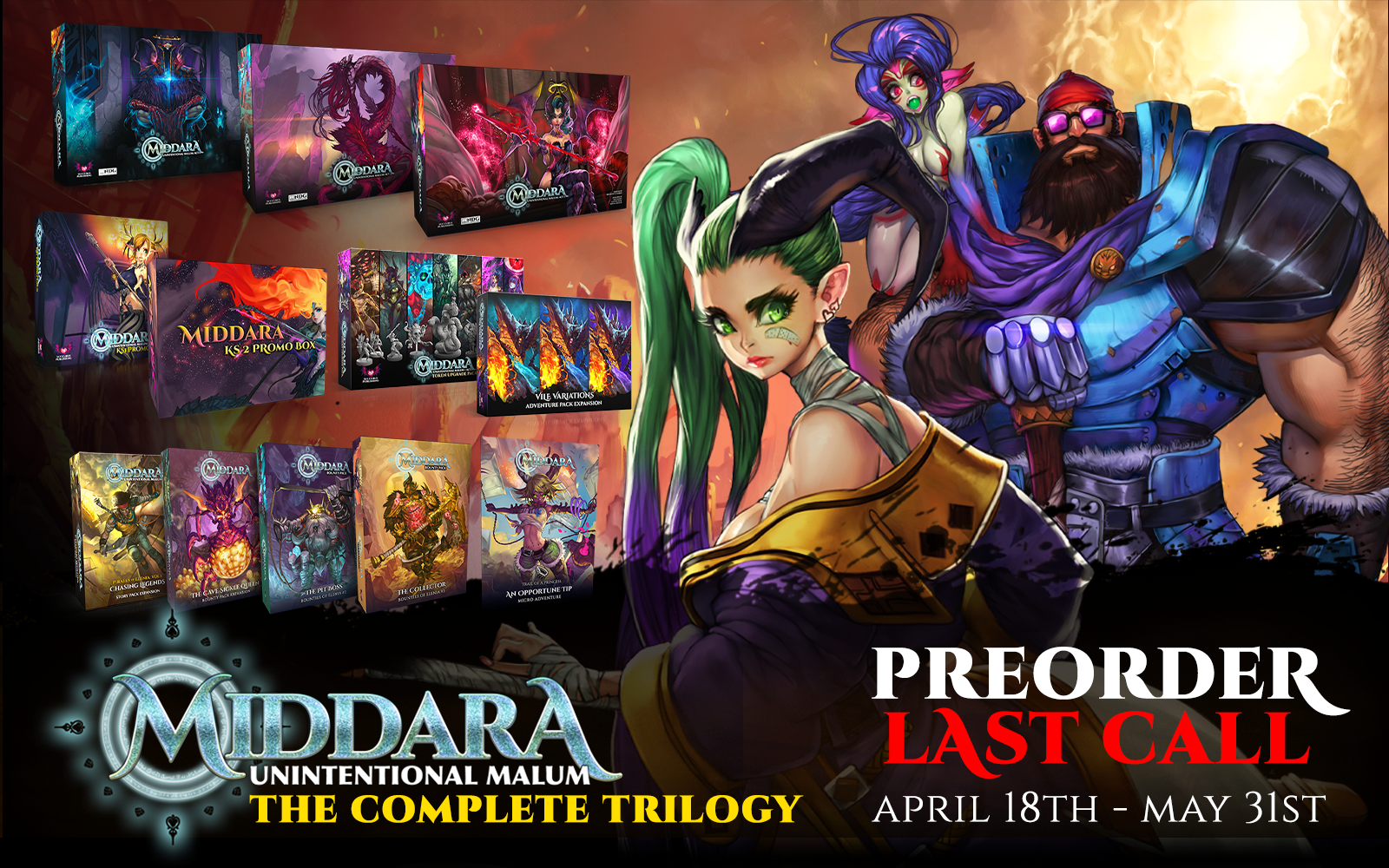 Middara: Unintentional Malum - The Complete Trilogy