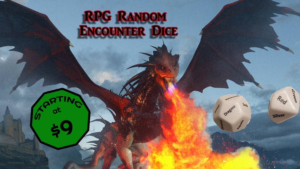 RPG Random Encounter Dice