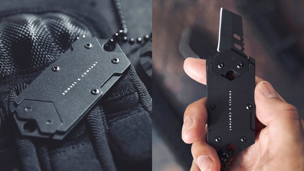 B-2 Dog Tag | Fully Concealed Nano Blade Pocket Knife