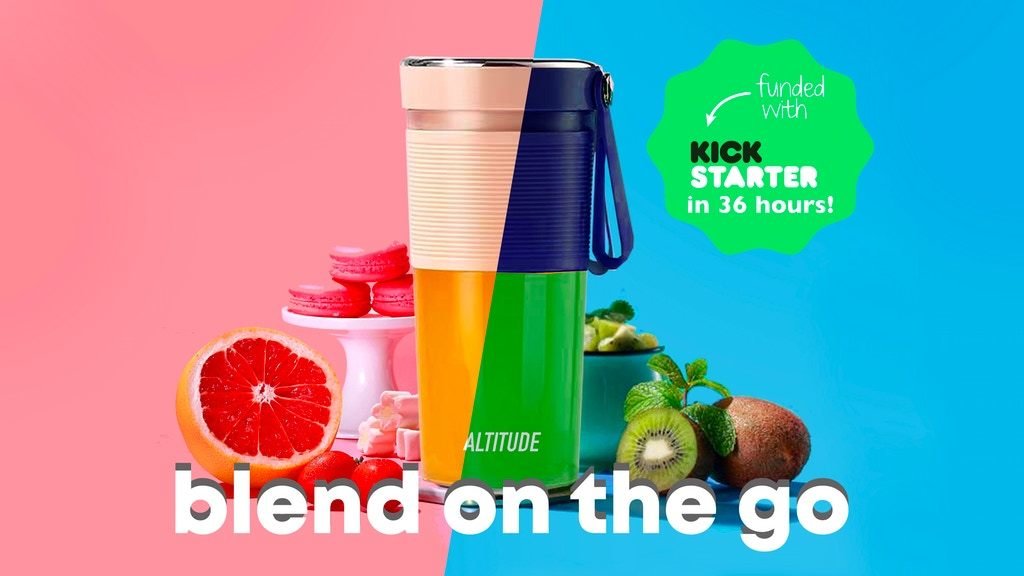 TravelBlend - Rechargeable, Portable and Powerful Blender