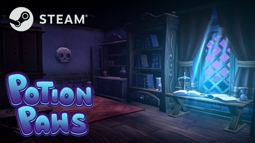 Potion Paws: A Spooky RPG Sim