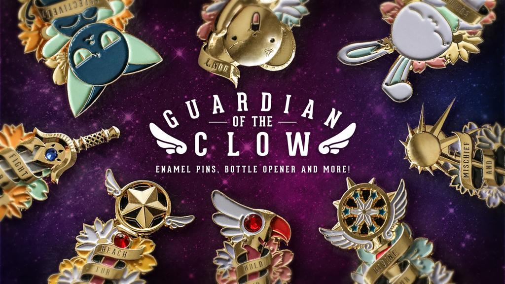Guardian of the Clow: 3-d pins & Bottle Opener