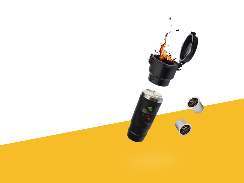 BrüMachen®: K-Cup Friendly Single-Serve Portable Brewer
