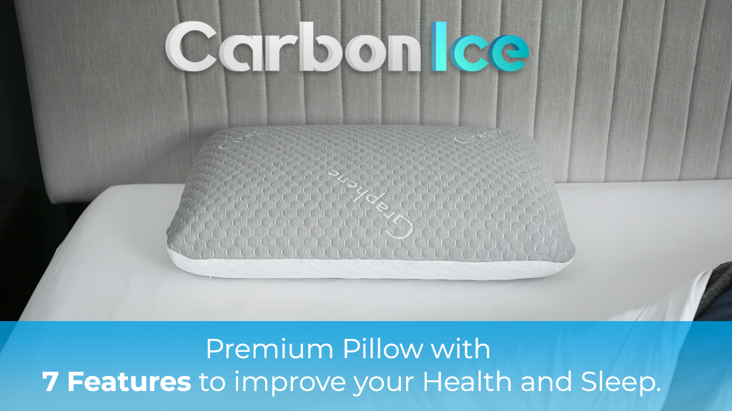 CarbonIce - 7 in 1 Bacteria Protection and Cooling Pillow