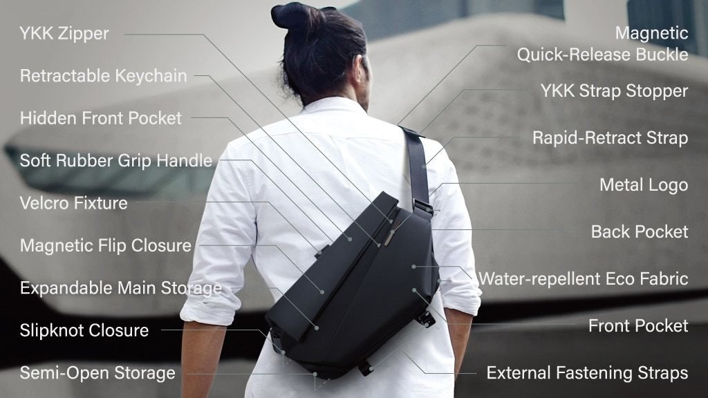 Radiant Urban Sling - Quick Access, Expandable, Versatile