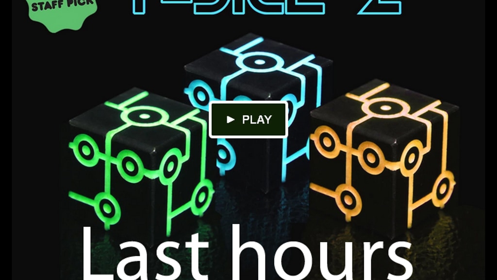 T- Dice 2 - Cyber Universe Dice for tabletop games
