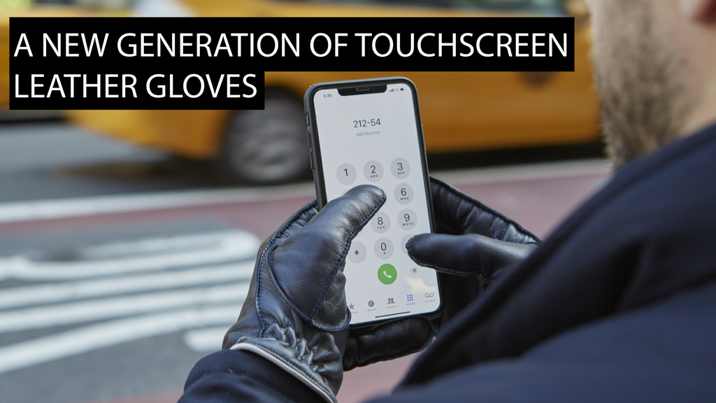 Maestrale Napoli: Handmade Touchscreen Leather Gloves