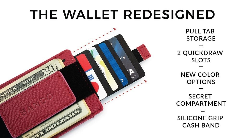 BANDO 2.0 | Multi-Functional Slim Wallet by Dash