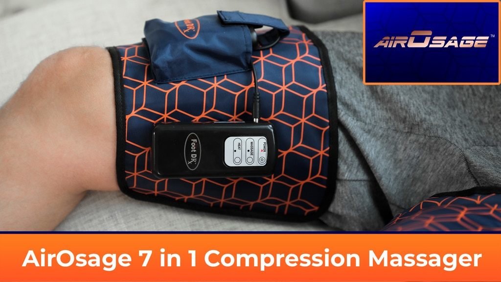 AirOsage Cordless & Portable Air Leg-Arm Massager