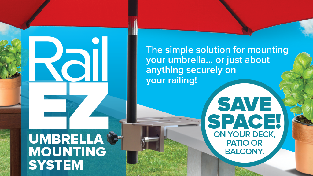 The Rail-EZ Umbrella Mounting System