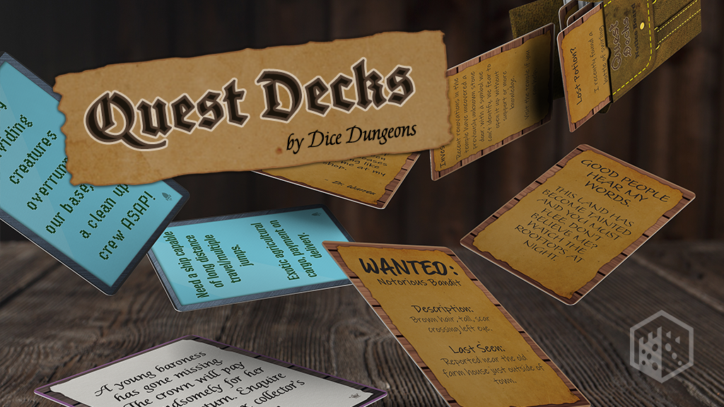 Quest Decks: Adventure Cards for your RPG Games