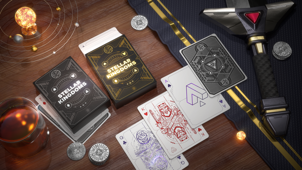 Stellar Kingdoms: Original Sci-Fi Playing Cards