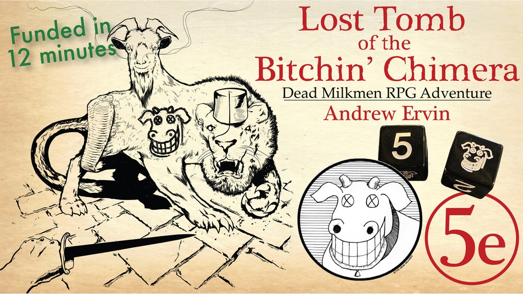 Lost Tomb of the Bitchin' Chimera - Dead Milkmen RPG Module