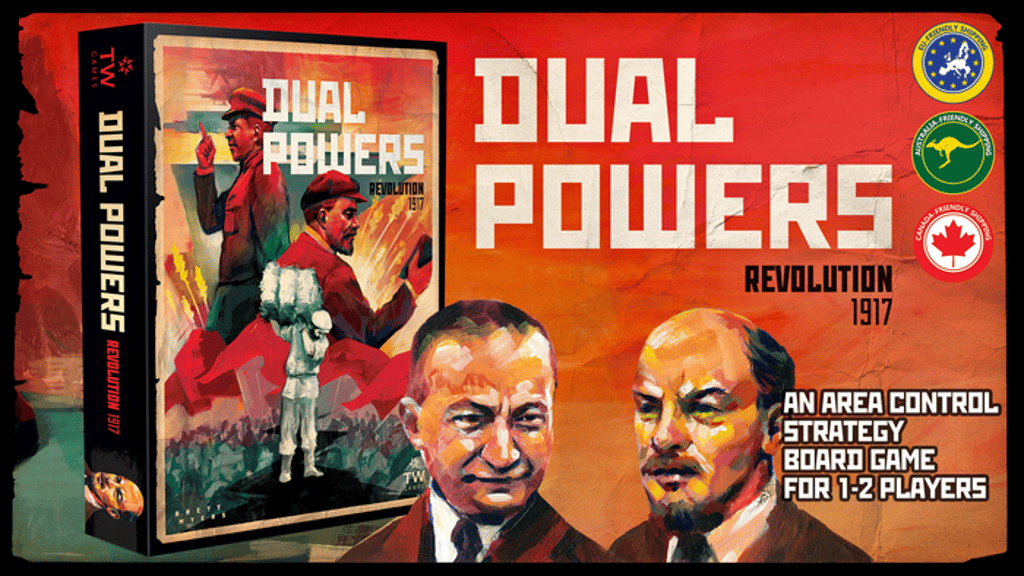 Dual Powers: Revolution 1917 - A Board Game for 1-2 Players