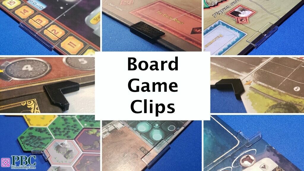 Board Game Clips - Crystal Clear
