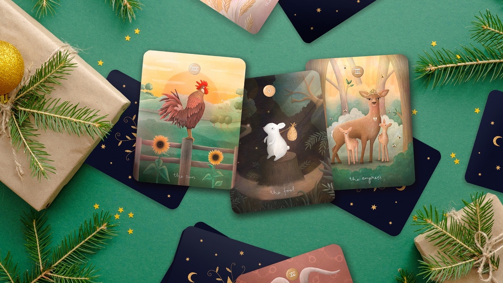 FAUNABELLE: Beautifully illustrated tarot deck for children
