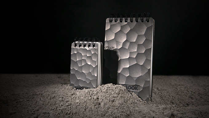 NANOBOOK: World's Smallest Titanium Notepad with Stone Paper