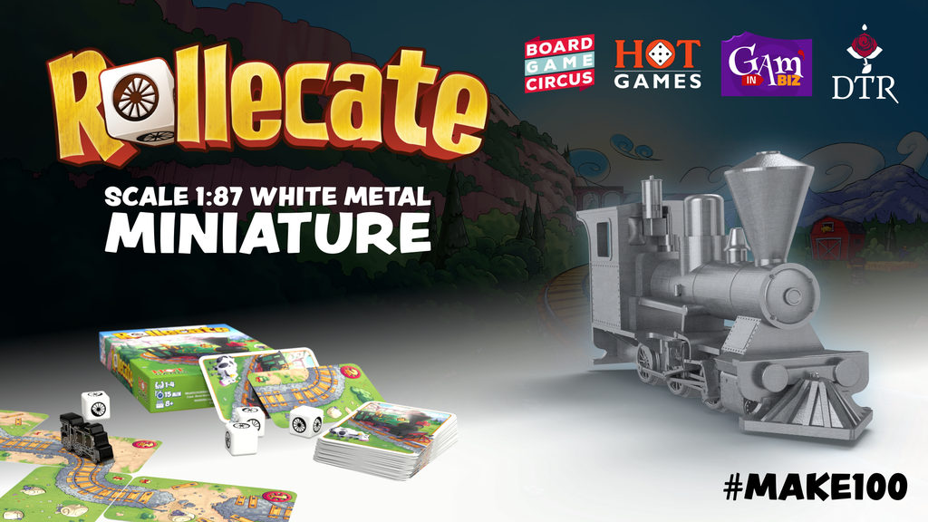 Make 100: white metal Rollecate miniatures