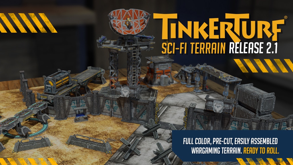TinkerTurf Sci-Fi Terrain: Release 2.1