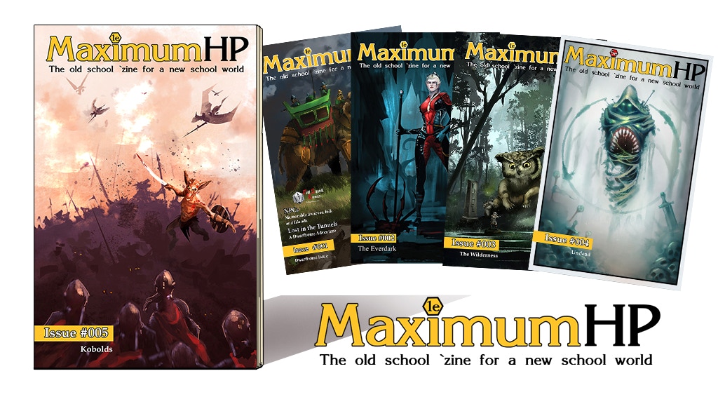 Maximum HP RPG zine #005 - KOBOLDS
