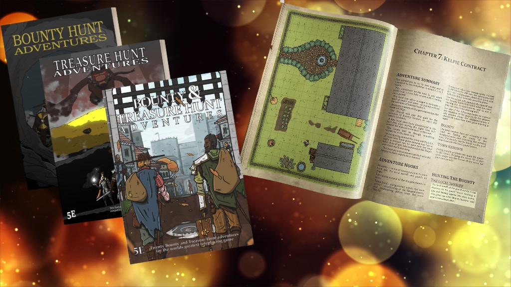 Book of Bounty and Treasure Hunts for 5E