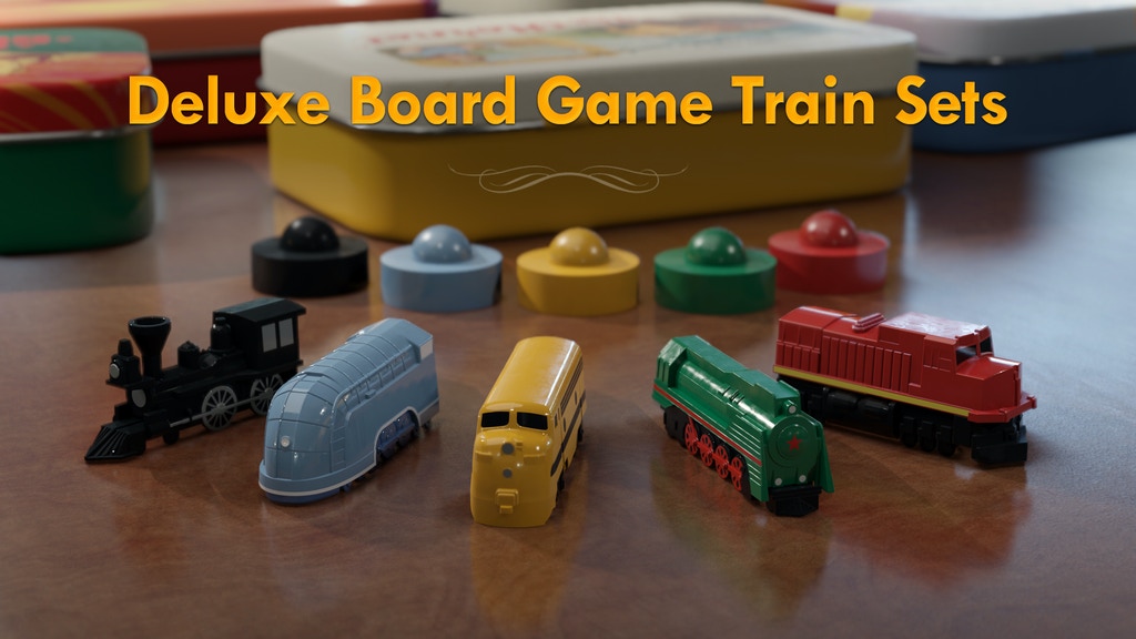 Deluxe Board Game Train Sets