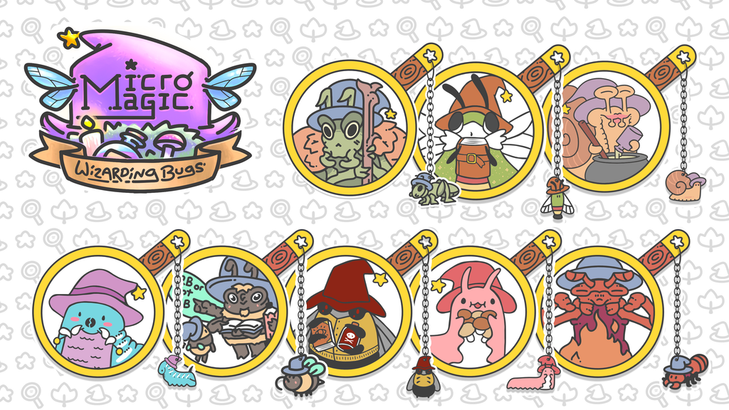 Micro Magic Enamel Pin Series