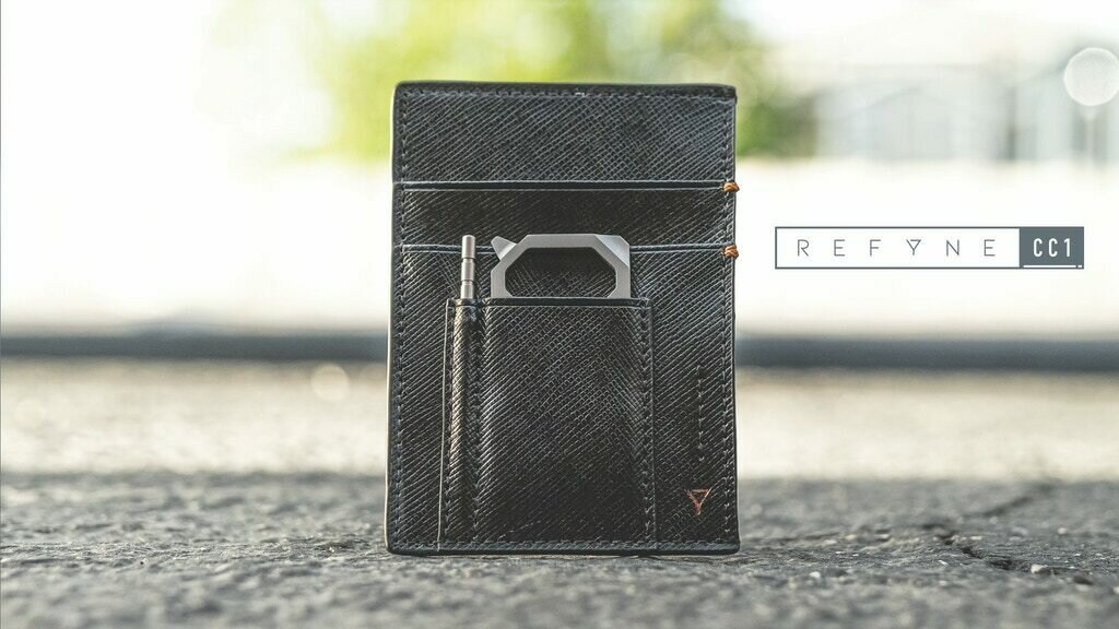 REFYNE CC1 - Slim Card Carrier with Titanium Multitool Combo