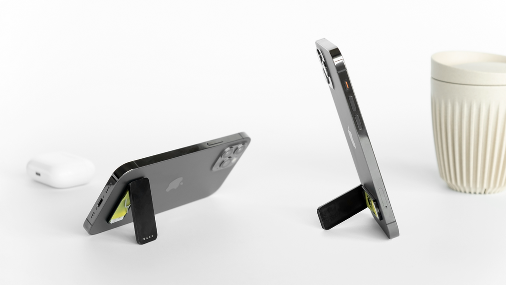 Maco Wing: Slimmest Phone Stand with SIM and Pin Slots