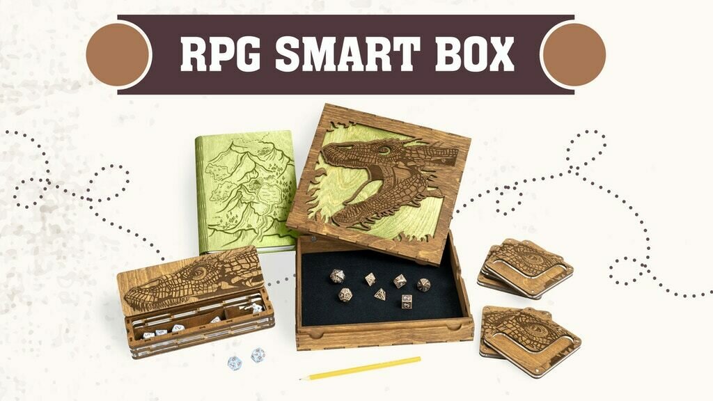RPG Smart Box. All-in-One Player’s Storage Case by Smonex