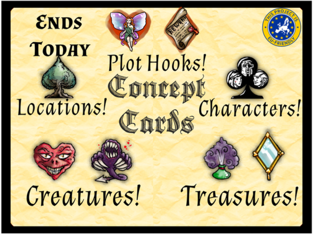 Concept Cards-Monsters, Treasures and more-an 11 Deck Boxset