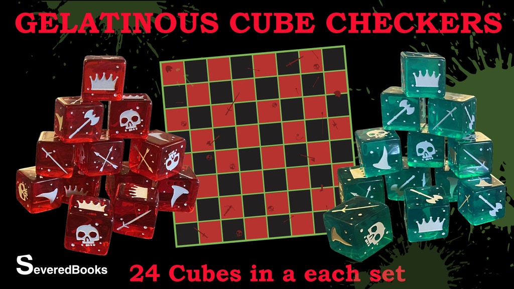 Gelatinous Cube Checker Sets