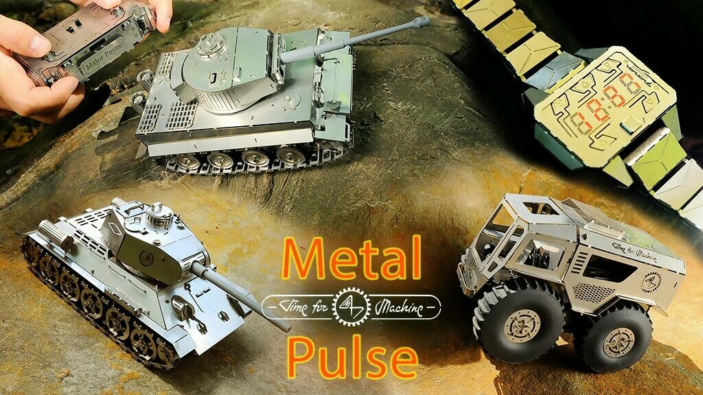 Metal Pulse: Electronic Heavy Machinery Series DIY sets