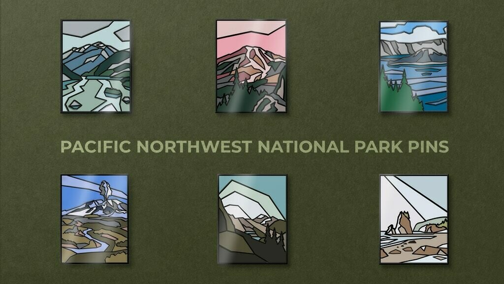 Outdoors and National Park Inspired Pins and Other Merch