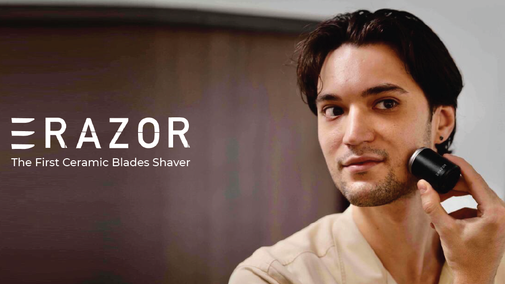 Erazor - The Revolutionary Ceramic Blade Portable Shaver