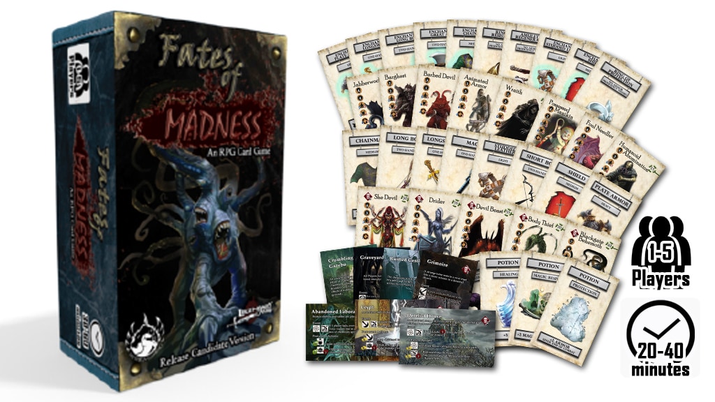 Fates of Madness, an RPG Card Game