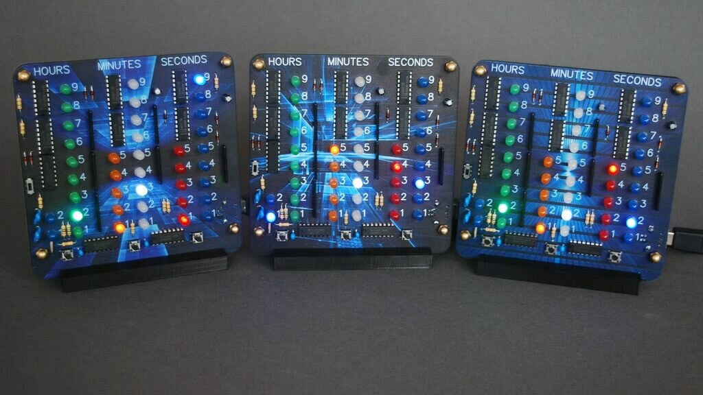 The CD4017 Decade Logic Clock Soldering Kit