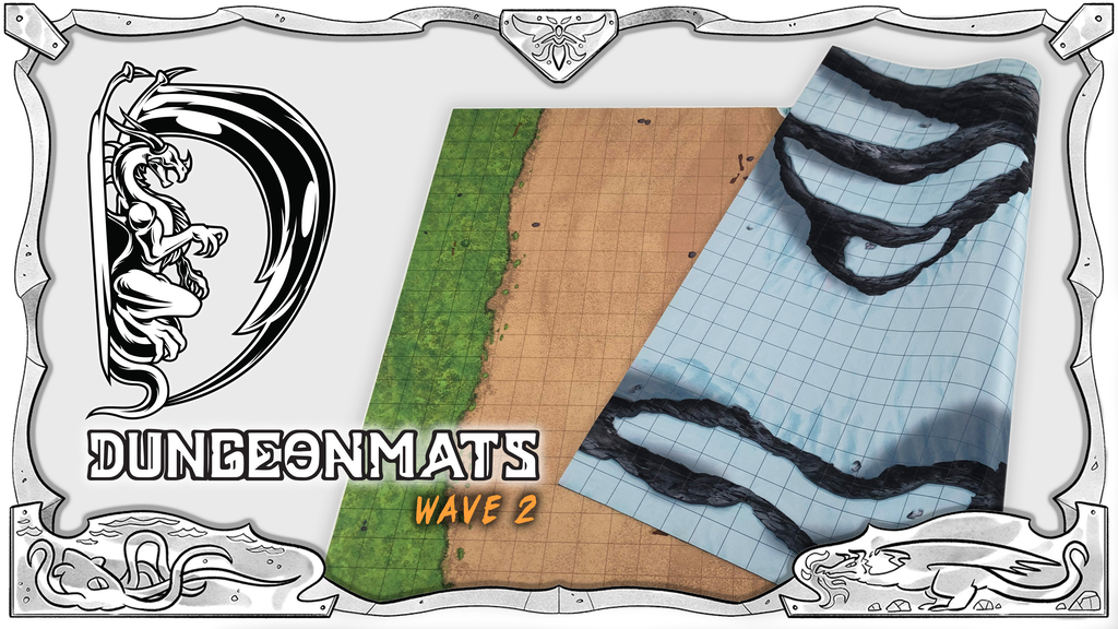 DungeonMats [Wave 2]: Neoprene Mats for RPG & War Gaming
