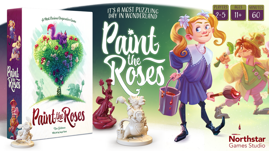 Paint the Roses: A cooperative puzzle game in Wonderland