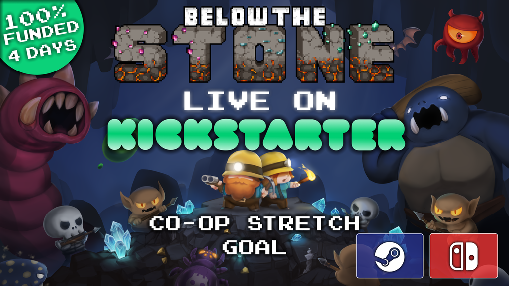 Below the Stone - A Pixelart Caving Roguelike about Dwarves