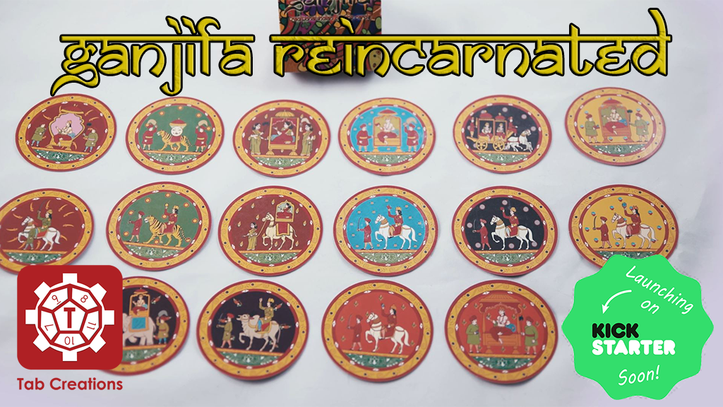 Ganjifa Traditional Indian Playing Cards - Reincarnated