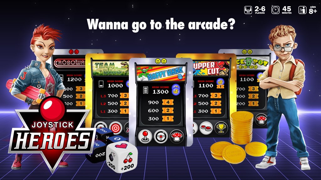 Joystick Heroes - the Board Game about playing Video Games